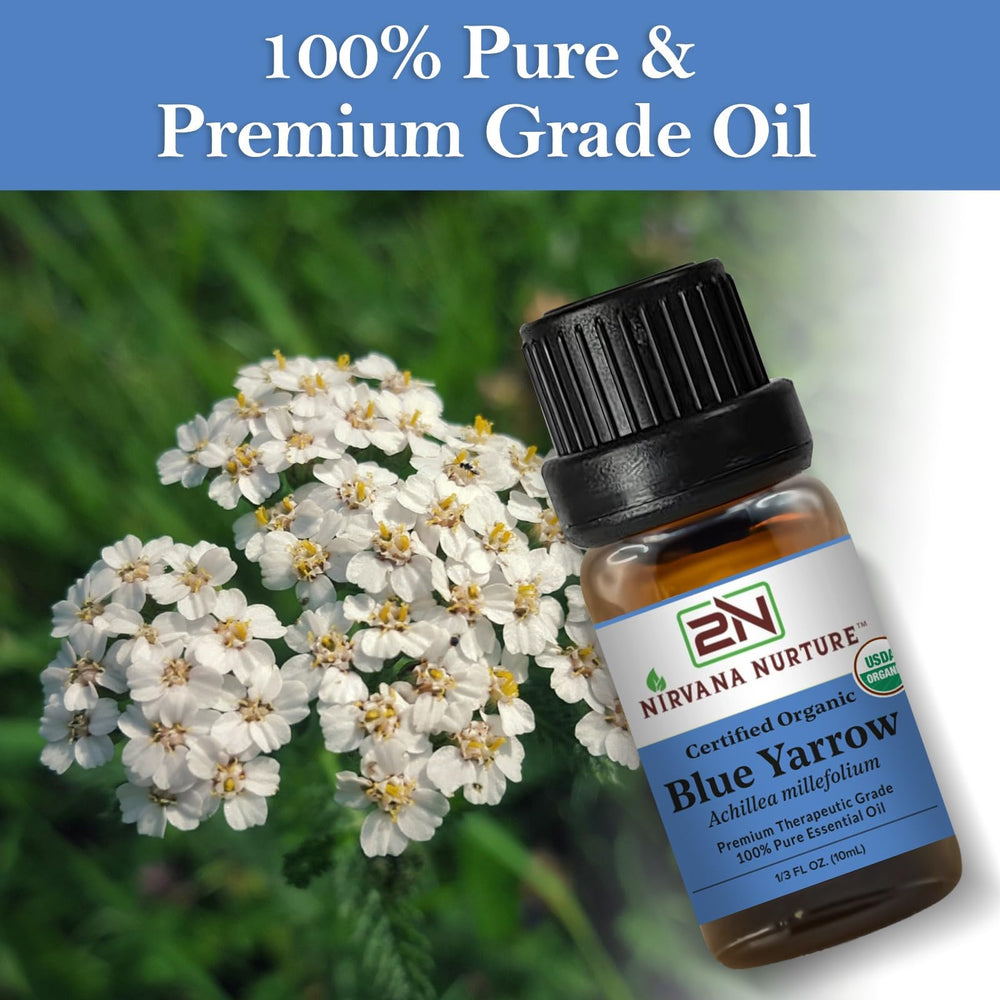 Nirvana Nurture Blue Yarrow spa scene evokes relaxation rituals