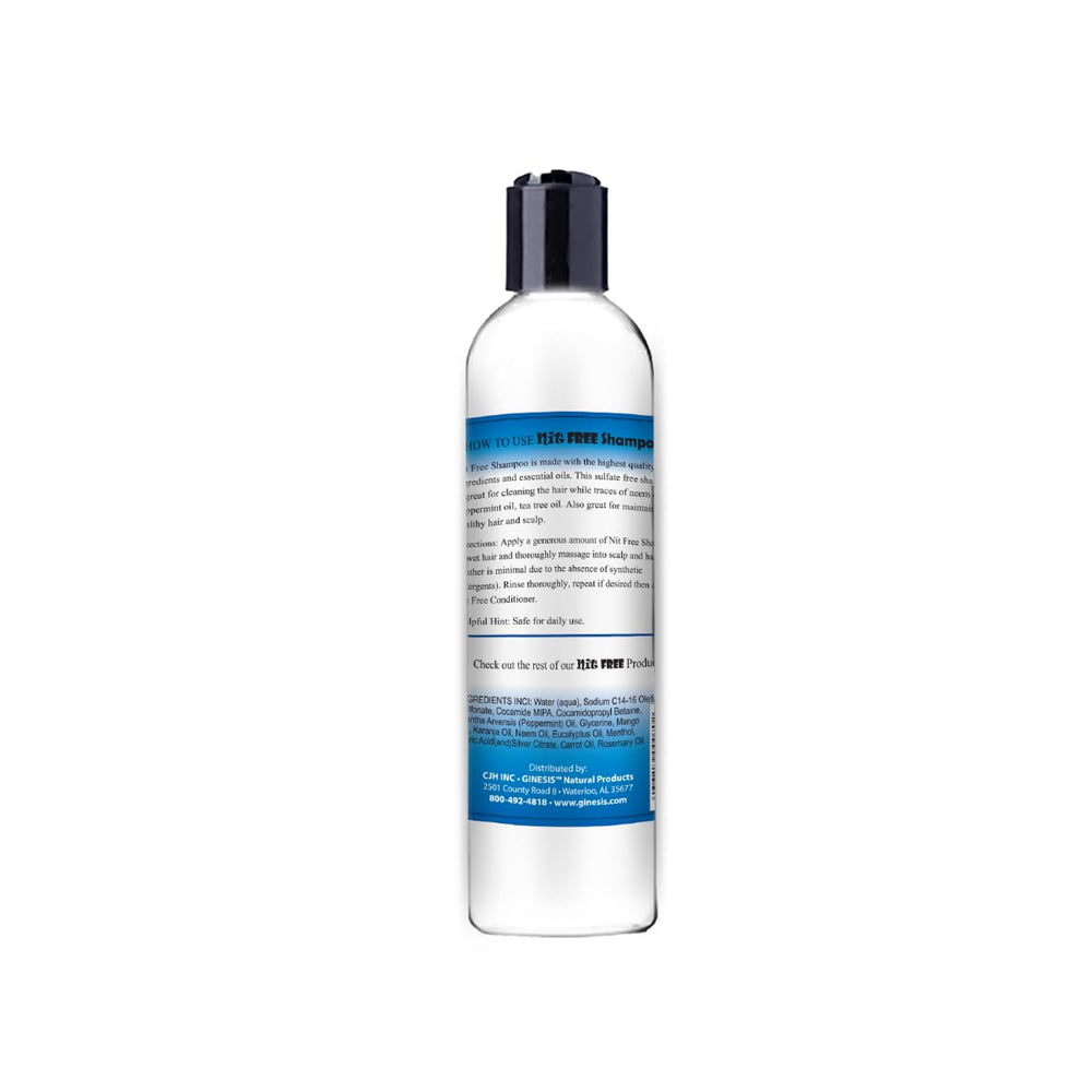 Nit Free Terminator shampoo lather demonstrating a gentle cleansing suitable for regular use.