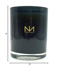 Niven Morgan candle in living room creating inviting ambiance.