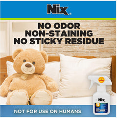 Nix Lice and Bed Bug Killing Spray bottle with odorless formula for easy home use.