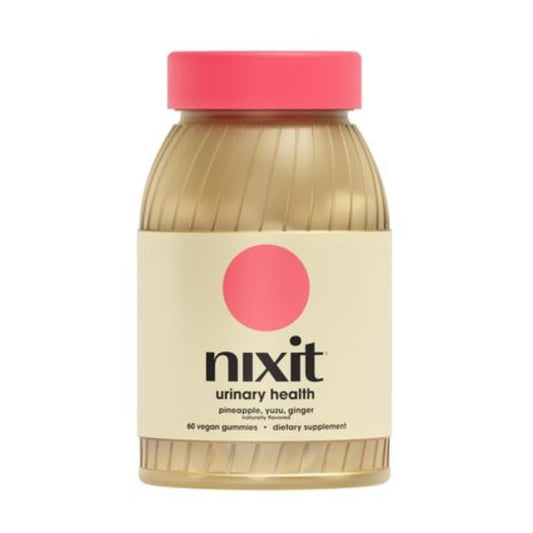 Nixit urinary tract health gummies bottle for on-the-go support.