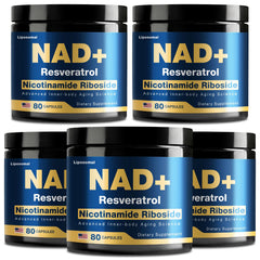 NLMUBR LUCKSIT liposomal NAD bottle supports cellular energy delivery.