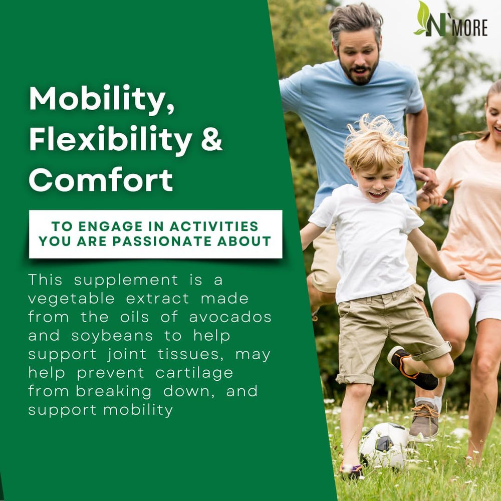 N'More joint health capsules on daily-use scene for mobility