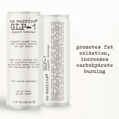No Worries GLP-1 prebiotic 6-pack front view showcases convenient packaging