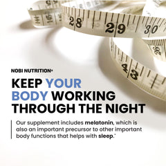 Nobi Night Time bottle-with-glass shows easy nightly routine for appetite control.