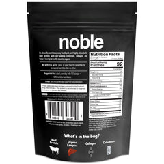 Noble Origins packaging and label showcase clean ingredients.