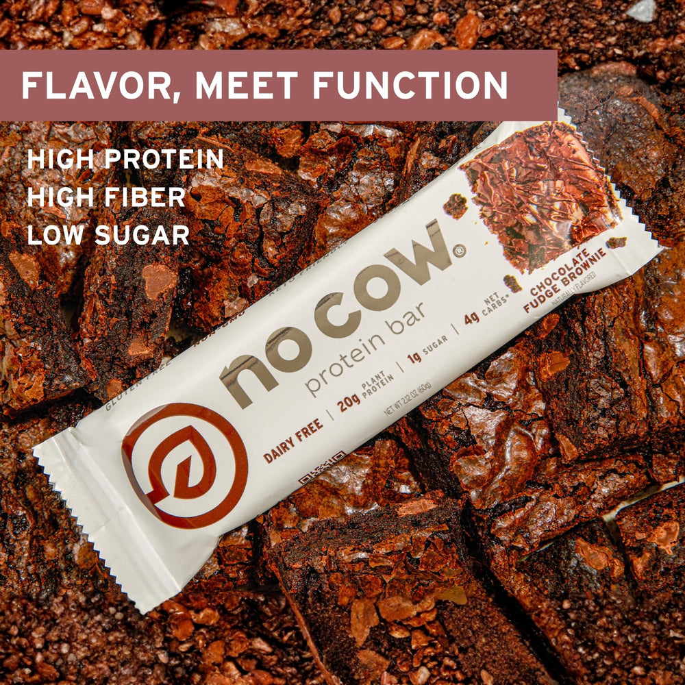 No Cow bar at an office desk scene for quick, clean energy.