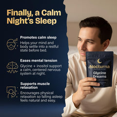 3g Nocturna Glycine serving on a spoon for nightly use.
