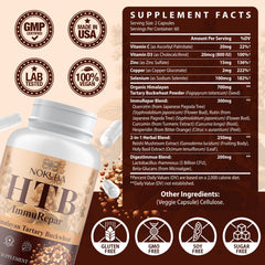 Nokuba gluten-free dairy-free capsules emphasizing allergen-friendly daily nutrition.