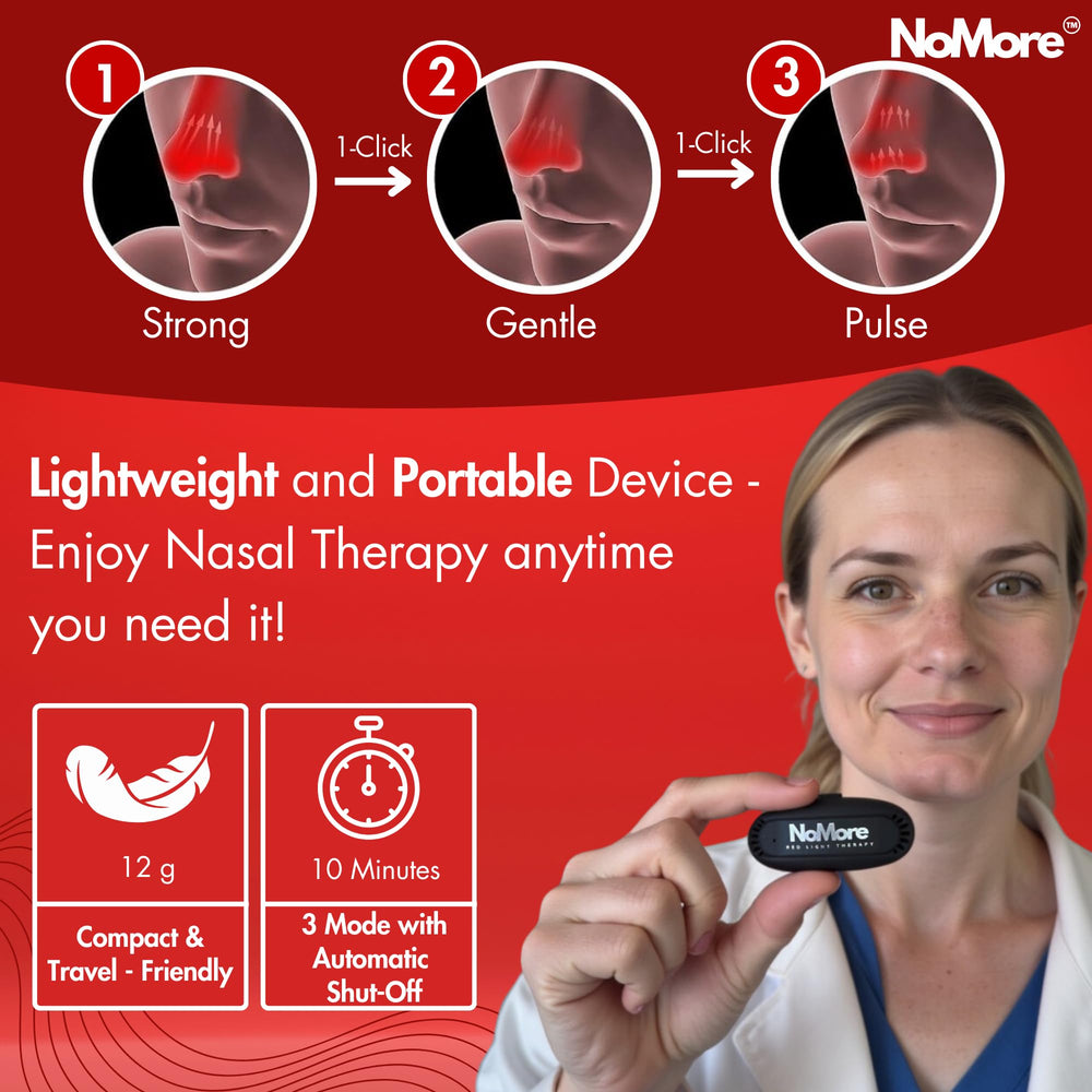 NoMore is a safe non invasive option for nasal wellness.