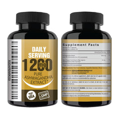 NooMost Ashwagandha bottle packaging in a lifestyle setting.