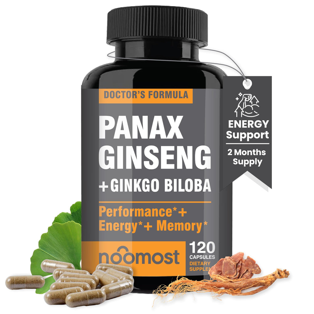 NooMost authentic red ginseng bottle for energy and focus.