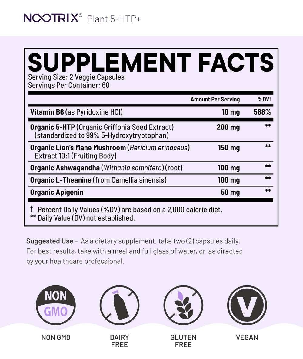 Nootrix packaging emphasizes purity, safety, and GMP-certified production.