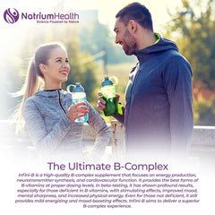 Nootropics Depot Infini-B Advanced B-Complex tablet-close view suggesting mood and energy support