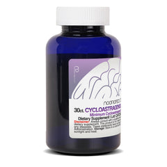Nootropics Depot Cycloastragenol 10% capsules being poured signals easy daily routines and quick access