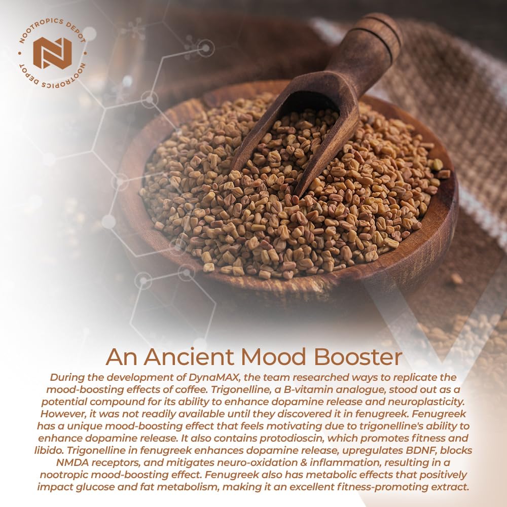 Nootropics Depot fenugreek extract capsules close-up of capsules for easy swallowing