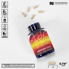 Nootropics Depot icariin content on the label closeup