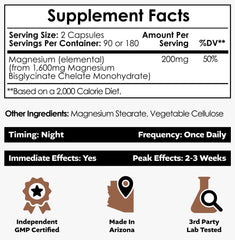 Nootropics Depot Magnesium Glycinate capsules ready for relaxation and daily use