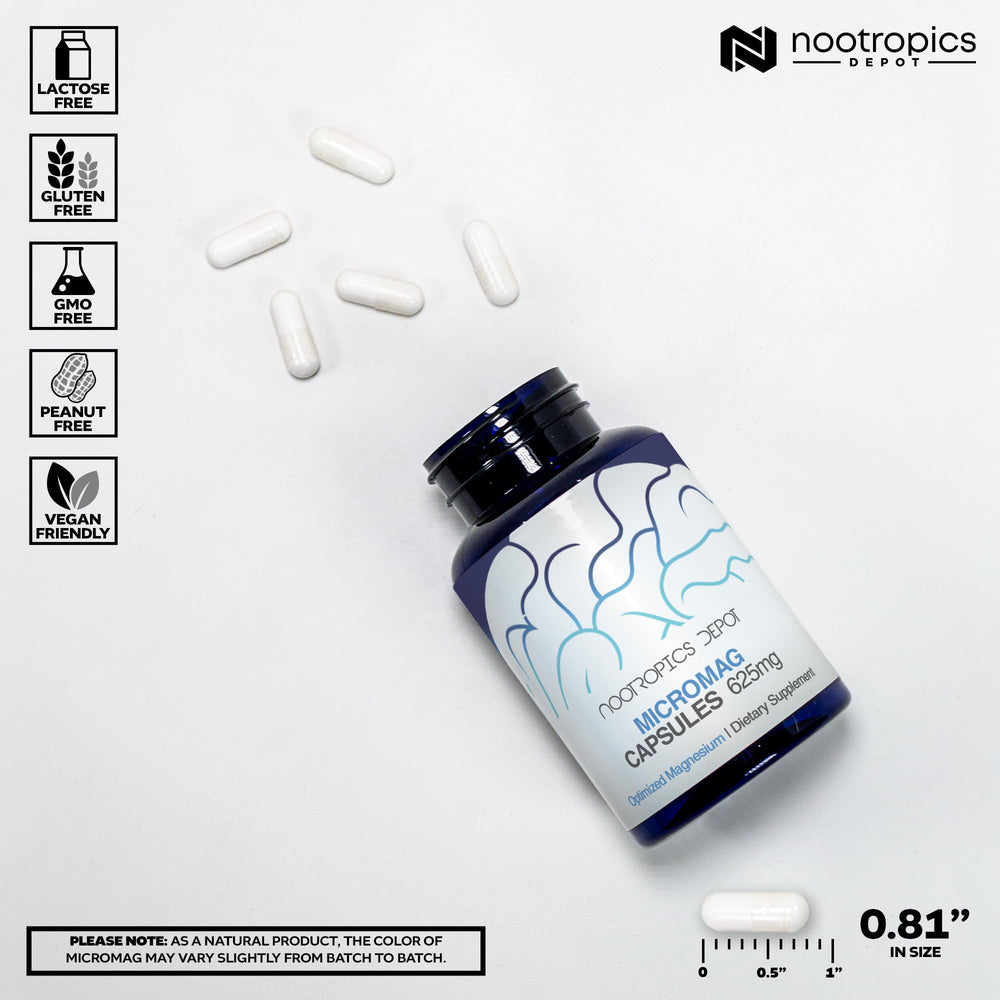 Label detail highlights 200 mg elemental magnesium per serving
