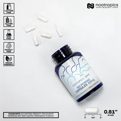 Label detail highlights 200 mg elemental magnesium per serving