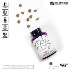 Capsules with label noting 10% Oroxylin A for cognitive support