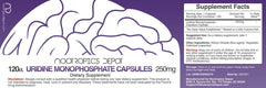 Nootropics Depot Uridine Monophosphate Capsules capsules-closeup highlighting high-quality neural support