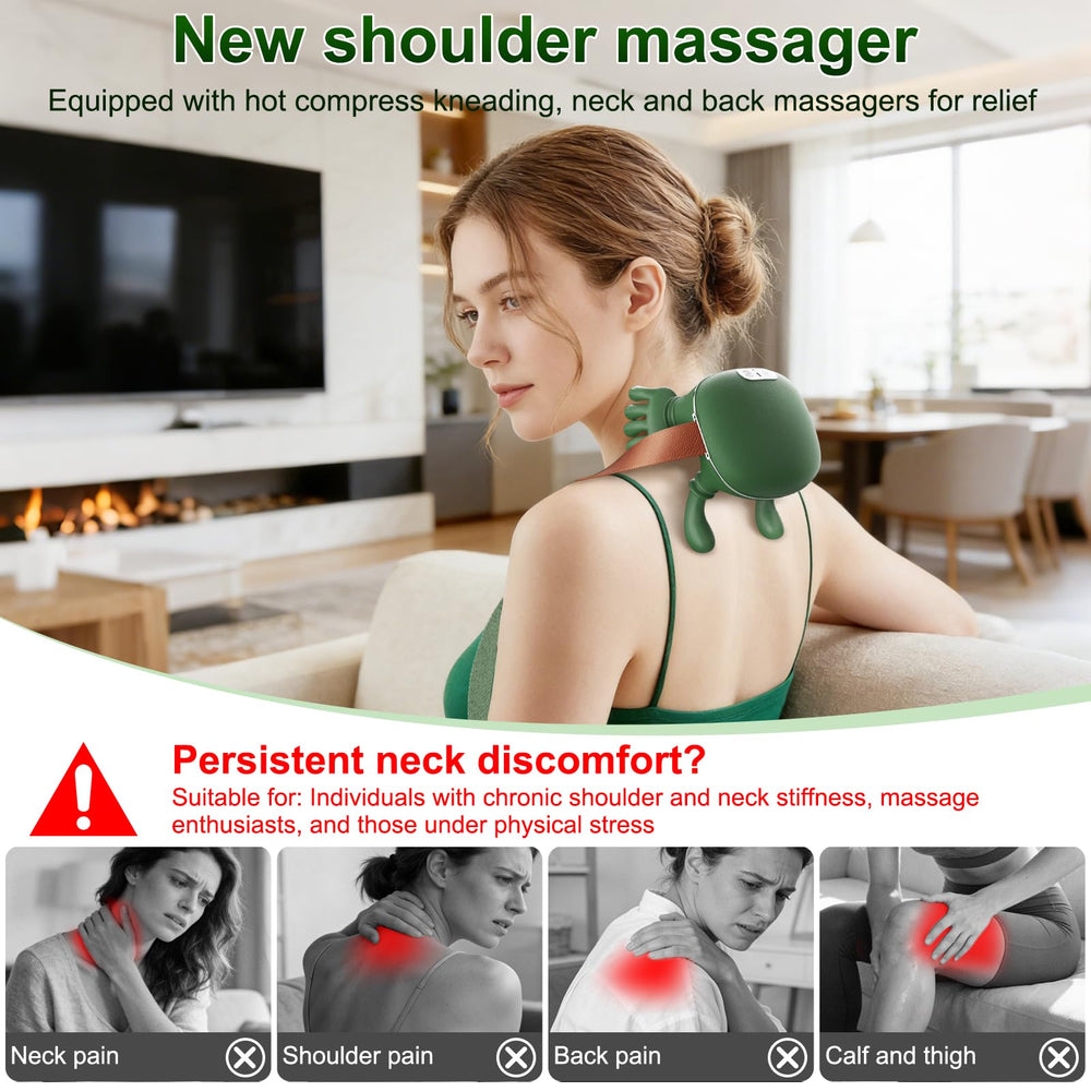 Nooydio 4D kneading technology provides deep, hand-like pressure for tense muscles.