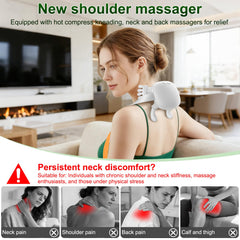 Nooydio wireless massager provides cordless use and long battery life.