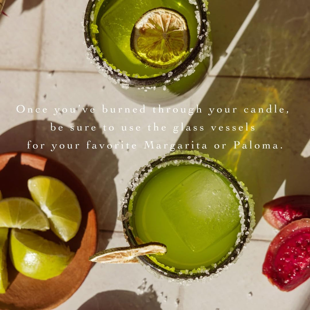 Nopalera Mérida Candle in a reusable glass vessel for post burn rituals