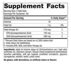 Nordic Naturals Algae Omega bottle on desk, convenient vegan EPA/DHA source