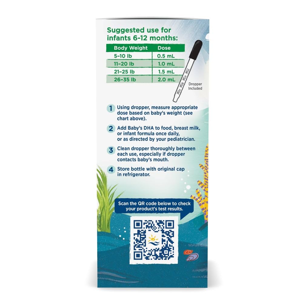 Nordic Naturals Baby’s DHA Vegetarian plant-based omega-3 illustrating algae source
