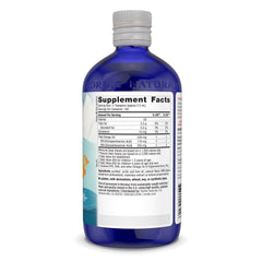 Bottle cap on Nordic Naturals Children’s DHA strawberry bottle.