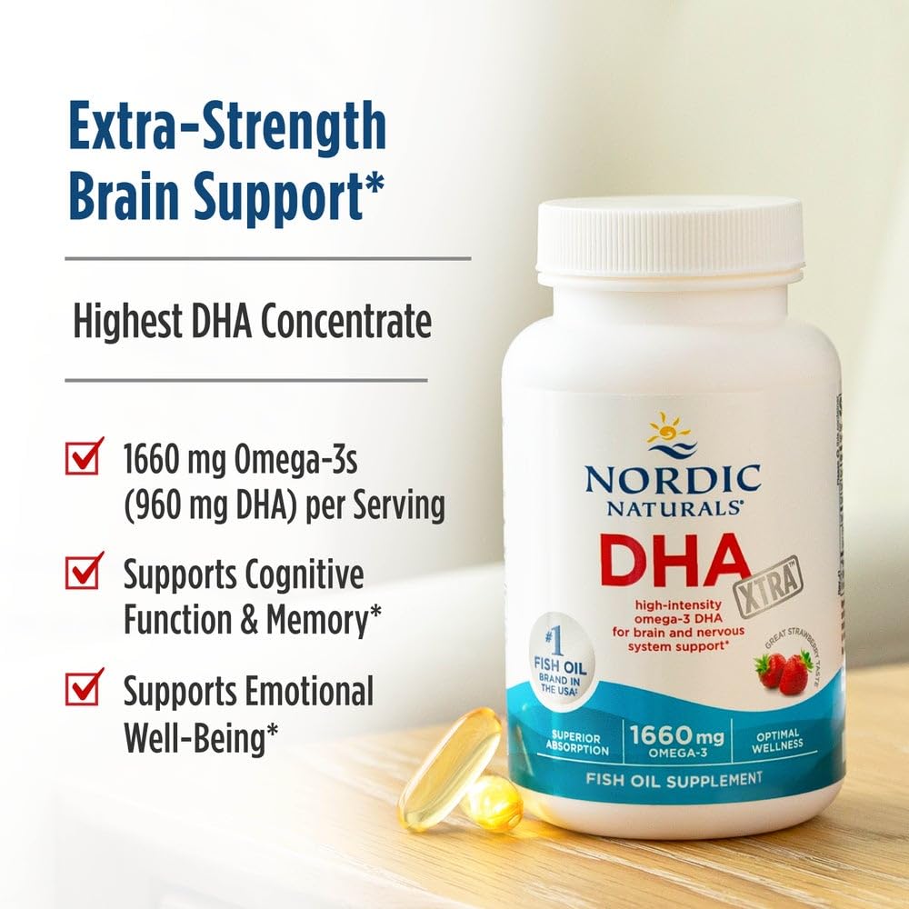 Nordic Naturals DHA Xtra ingredients panel