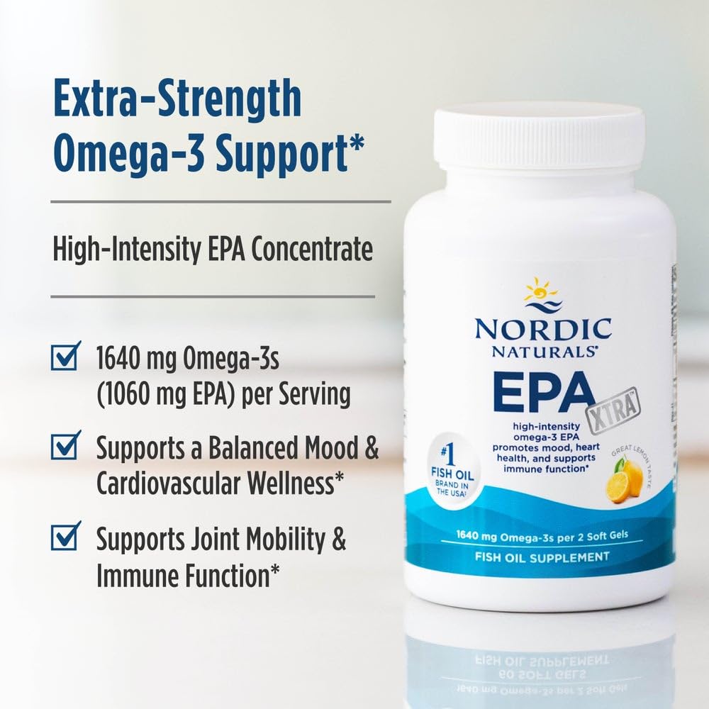 Nordic Naturals EPA Xtra lemon certification badge signaling third-party testing