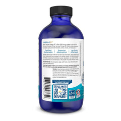 Nordic Naturals Omega-3D liquid being poured for easy daily dosing