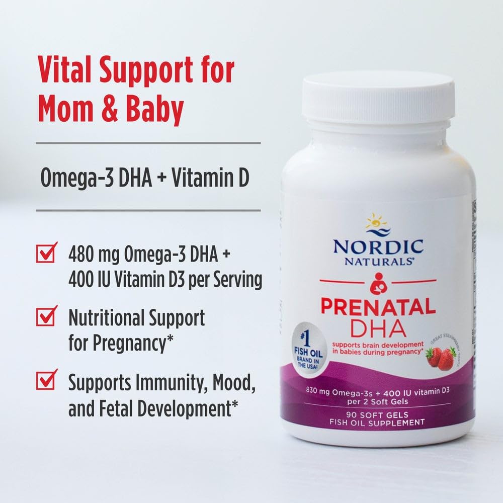 Non-GMO, gluten- and dairy-free formula in a prenatal omega-3 product.