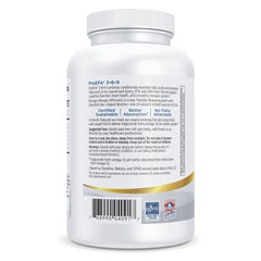 ProEFA lemon flavor bottle pouring softgels for convenient daily use.