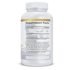 Close up of ProOmega 2000-D softgels highlighting lemon flavor.
