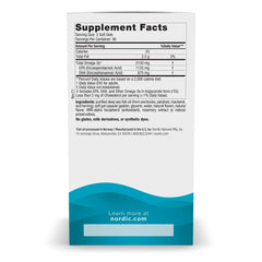 Nordic Naturals Ultimate Omega 2X soft gels close-up showing lemon flavor and smooth taste