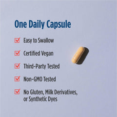 Purity seal and third-party testing logos on Nordic Naturals package