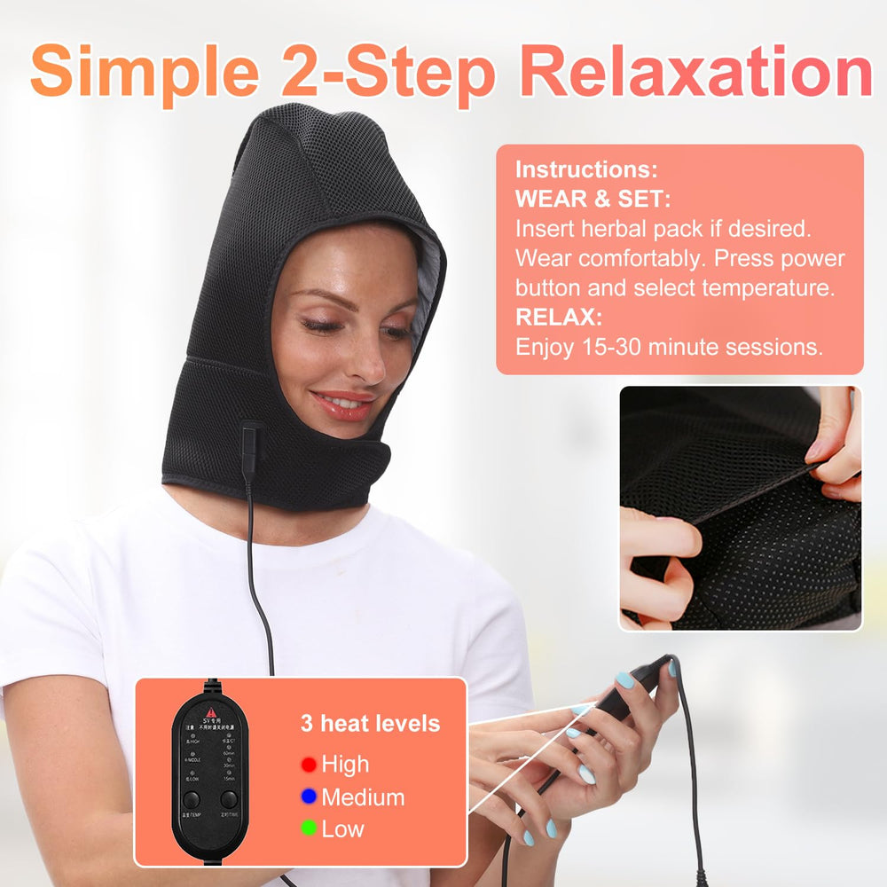 NORMIA RITA moxibustion hat herbal packs activated by heat