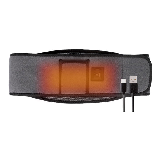 NORMIA RITA rechargeable heating belt for full-wrap warmth and massage.