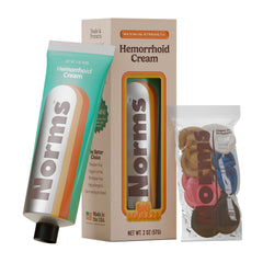 Norms hemorrhoid treatment cream tube ready for use with quick relief potential