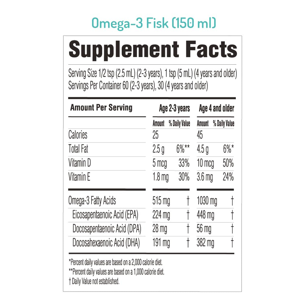 NORSAN Fisk Kids Omega-3 pour demonstrates easy liquid form for kid-friendly intake