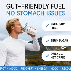 NØRSE CØDE vanilla barley protein ingredients highlight pea and rice blend.