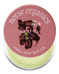 Norse Organics Pimple Scars Balm 2.0 bottle front for daily skin nourishment