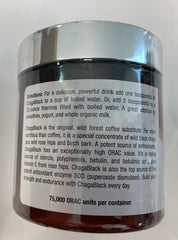 Birch bark powder close-up revealing natural, earthy tones for flavor
