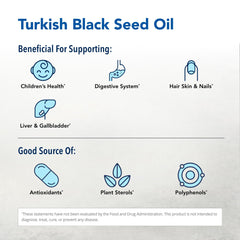 Bottle pour shows easy daily use of Black Seed Oil.
