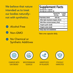 NORTH AMERICAN HERB AND SPICE OregaMax packaging communicates remote-sourced quality
