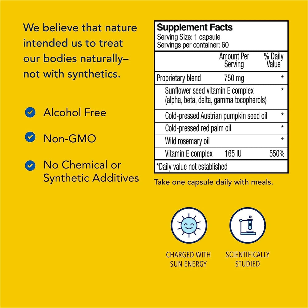 North American Herb & Spice Purely-E packaging inside box shows natural ingredients